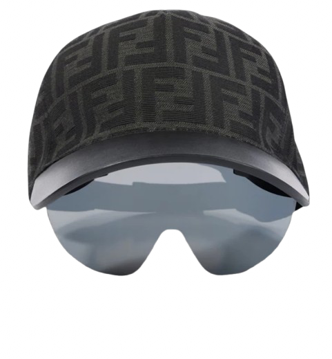 Casquette Fendi Noir avec lunette